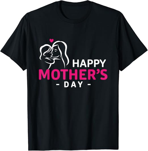 MOM HAPPY MOTHERS DAY MOM TShirt Clothing, Shoes